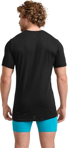 Jockey Men's Undershirt Classic Crew Neck Undershirt - 12 Pack, Black, 3XL in Saudi Arabia