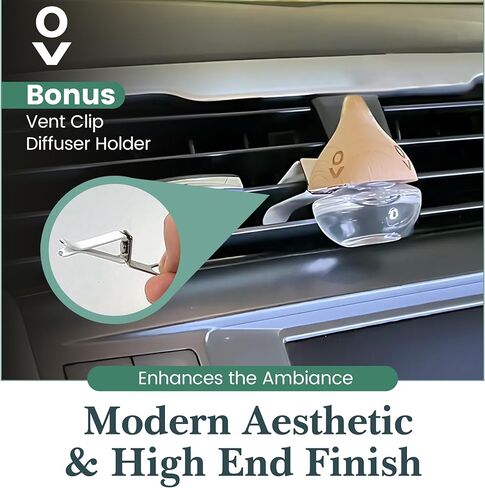 Car Air Freshener Diffuser with Vent Clip Lasting Scent, Hanging Air Freshener, Car Accessories for Men & Women, Auto Interior Aromatizante para Carro, New Smell Automotive Accessory in Saudi Arabia