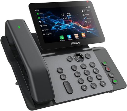 هاتف Fanvil V66-Pro Premium IP بشاشة لمس قابلة للتعديل 7 بوصة، و20 خط SIP مدمج 2.4G/5G Wi-Fi (Wi-Fi 6) وسماعة بلوتوث لاسلكية in Kuwait