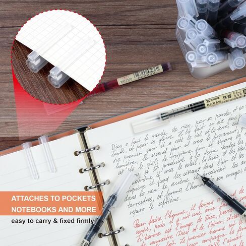 30 قلم كرة دوارة 0.5 مم، أقلام كرة دوارة سائلة 27 قلم أسود و3 أحمر، أقلام دقيقة سريعة الجفاف، أقلام كتابة ناعمة بالحبر السائل للمكتب والمنزل in Kuwait