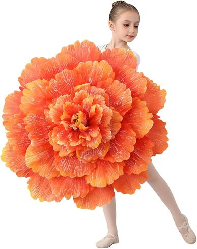 Peony Flower Umbrella for Girls Dance Performance Props Holding Flowers in Hand, Wide Application for Holiday gatherings in Saudi Arabia