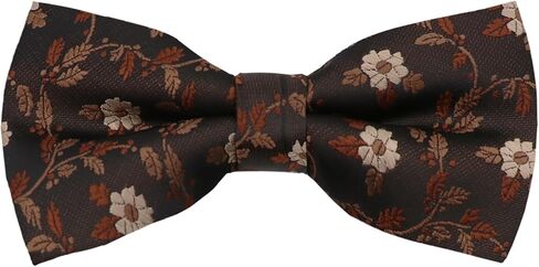 Floral Bow Ties for Men, Adjustable Pre-tied Mens Bowtie Flower Men's Bowties for Wedding Party Prom Work Date in Kuwait