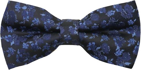 Floral Bow Ties for Men, Adjustable Pre-tied Mens Bowtie Flower Men's Bowties for Wedding Party Prom Work Date in Saudi Arabia
