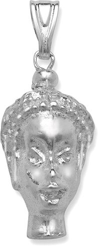 Better Jewelry, .925 Sterling Silver Pendant, Afro Queen Charm, Afro Head Charm, Afro Female Pendant, African Silver Pendant for women, men in Saudi Arabia