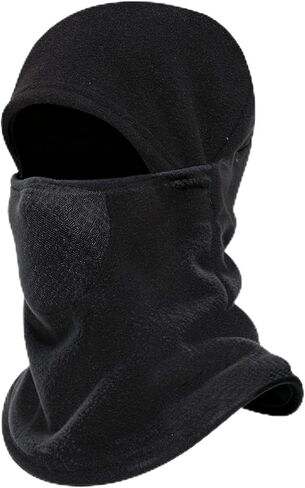 Balaclava Face Mask Men Windproof Thermal Winter Fleece Hoods Scarf Cap Women Neck Ski Black Balaclava for Cycling Motorcycle in Saudi Arabia