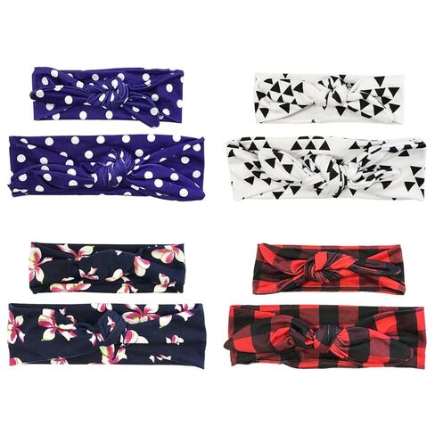 Wrapables® Mommy and Me Boho Headband Headwrap, Floral Fun in Saudi Arabia