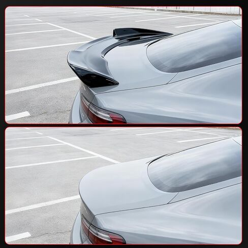 جناح سبويلر خلفي متوافق مع 2022 2023 2024 2025 Honda Civic Sedan Sport Rear Trunk Spoiler Wing Lip لملحقات Honda Civic Sedan (أسود لامع) in Saudi Arabia