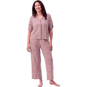 Peace Love & Dreams Martha Stewart Sleepwear | Women’s Capri Pajama Set | Lightweight Rayon Loungewear in Saudi Arabia