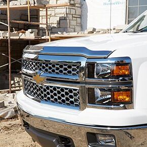 Triple Chrome Hood Shield Guard Bug Deflector for 2014-2015 Chevy Silverado 1500 in Kuwait