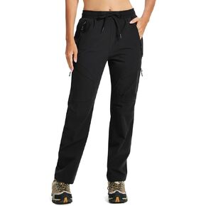 سراويل AIRIKE النسائية للمشي لمسافات طويلة خفيفة الوزن وسريعة الجفاف للركض سراويل رياضية كاجوال للعمل والسفر في الهواء الطلق مع جيوب in Kuwait