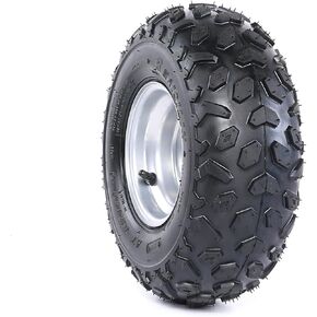 145/70-6 145-70-6 Go Kart Tire – 6" Rim Tubeless Tire & Wheel Assembly, 3-Bolt Pattern, 78mm Bolt Spacing – Fits ATV UTV Buggy Quad Drift Trike Lawn Mower Scooter Mini Bike (Set of 4) in Kuwait