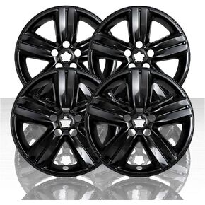 Auto Reflections Set of 4 16" 5 Spoke Wheel Skins for Chevy Trax 2017-2021 - Gloss Black in Kuwait