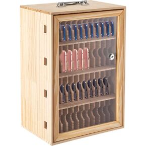 36 فتحة للهواتف المحمولة، حامل خشبي للهاتف الخلوي، صندوق قفل للهاتف في الفصل الدراسي مع باب أكريليك شفاف، خزانة تخزين للهاتف المحمول للمدارس والمكاتب وصالات الألعاب الرياضية والجيش (36 فتحة) in Kuwait