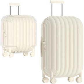 حقيبة سفر كبيرة مقاس 28 بوصة من artrips مع غطاء واقٍ، وأمتعة متينة من البولي كربونات، وقفل TSA، وعجلات دوارة صامتة، وأمتعة سفر خفيفة الوزن للرحلات الطويلة in Kuwait