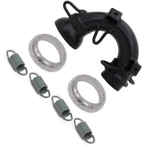 مجموعة أنابيب العادم الكوع الختم/الينابيع تناسب Polaris Ranger Crew 800 4X4 EFI 2010-11 2011 R10WH76AG R10WH76AH R10WH76AR R10WH76AV WY76AW WY76AZ R11WH76AG R11WH76AR WY76AE WY76AH WY76AJ in Kuwait