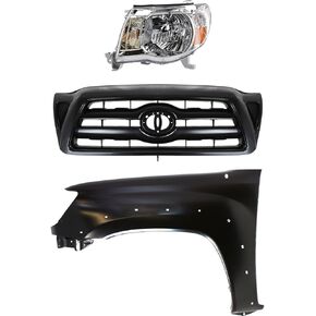 طقم المصابيح الأمامية البديلة المتوافقة مع Toyota Tacoma 2008-2011 2.7L I4 (جانب السائق، للموديلات التي لا تحتوي على حزمة رياضية) in Kuwait