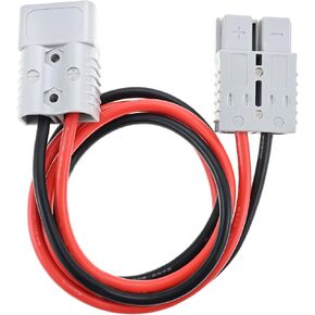 قابس موصل 175 أمبير مع كابل 6AWG متوافق مع أندرسون، موصل كابل سريع للبطارية 600 فولت لاستبدال 2 إلى 4 مقياس لقابس موصل أندرسون واحد إلى واحد لشحن رافعة شوكية كهربائية in Kuwait