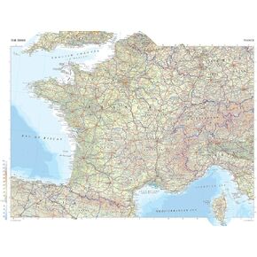 The Times Atlas: فرنسا - ملصق مضغوط مقاس 22.25 × 16.25 بوصة - تغليف أمامي in Kuwait