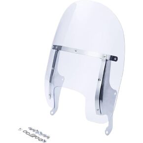 Motorcycle 19 Inch Windscreen Windshield Compatible with Fat FLFB 114 FLFBS 2018 2019 2020 2021 2022 2023 Clear in Saudi Arabia