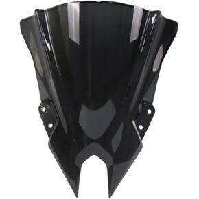 Double Bubble Windscreen Fairing Motorcycle Wind Deflector Compatible with 7 Hybrid 2024 2025(Black) in Kuwait