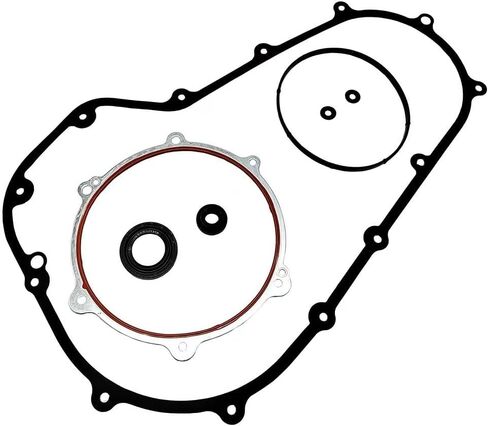 Clutch Primary Cover Gasket Kit Compatible with Electra Ultra Limited FLHT Touring Road King Electra 2007 to 2017 in Saudi Arabia