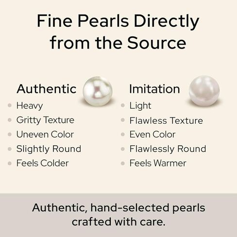 سوار لؤلؤ المياه العذبة الأبيض من The Pearl Source للنساء - سوار اللؤلؤ المستزرع من الفضة الإسترليني 925 مع اللؤلؤ المستنبت الأصلي، 7.0-7.5 ملم in Saudi Arabia