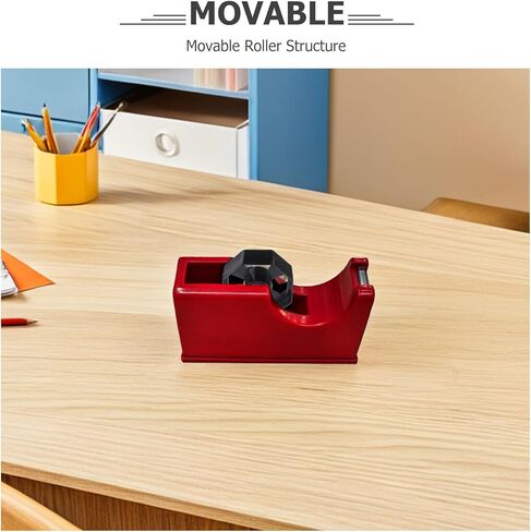 3 مجموعات من موزع الشريط الأساسي، أسود أملس لسطح المكتب، عجلة توزيع شريط بديلة للاستخدام في المنزل والمكتب in Kuwait