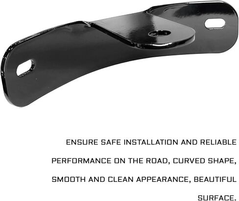 Motorcycle Rear Side License Plate Bracket Holder Mount for Harley Davidson, Curved License Plate Tag Frame Support Holder 1/2" Shock Mount for Sportster 48 72 Iron 883 1200 Nightster Roadster in Saudi Arabia