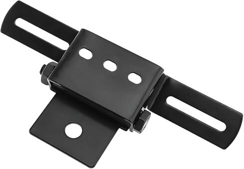 Motorcycle License Plate Bracket, Adjustable Fender Eliminator Turn Signal Light Bracket, Universal License Plate Holder with Light Mount for ATV Bike, Motorcycle Accessories (Black) in Saudi Arabia