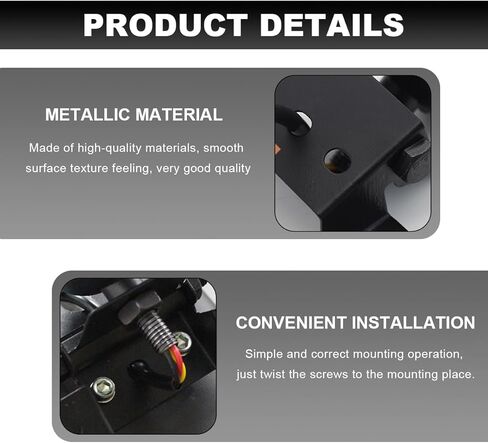 Motorcycle License Plate Bracket, Adjustable Fender Eliminator Turn Signal Light Bracket, Universal License Plate Holder with Light Mount for ATV Bike, Motorcycle Accessories (Black) in Saudi Arabia