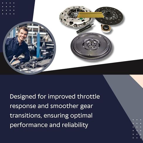 LuK OEM Clutch Kit & DMF Flywheel لـ 07-08 Acura TL Type-S 3.5L و08-17 Honda Accord V6 - ترقية الأداء عالي التحمل من أجل مشاركة سلسة - ملاءمة متينة ودقيقة - تقدم ضمان العلامة التجارية لمدة 12 شهرًا in Kuwait