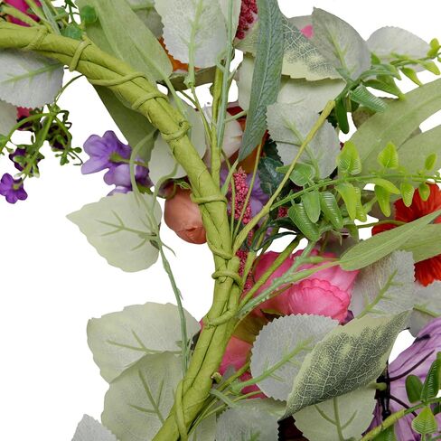 إكليل ربيعي 20 بوصة للباب الأمامي إكليل الصيف توليب لديكورات الربيع ديكور المنزل وعطلات المزرعة والزفاف in Kuwait