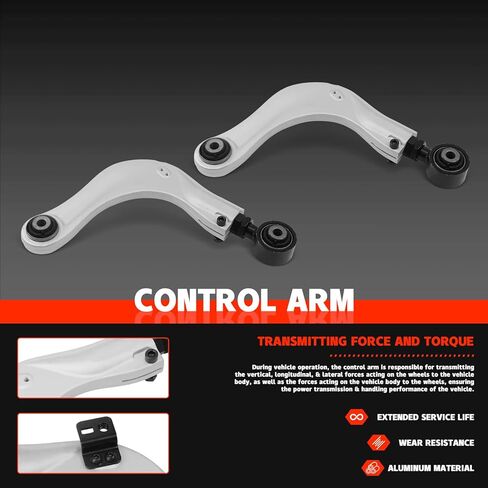 Pair Aluminium Rear Camber Adjustment Arm Kit with Adjustable Camber Arms for Honda Civic 2016-2021, Accord 2018-2022, CR-V 2016-2021 for Honda Insight 2018-2022, Left & Right BP67476 in Saudi Arabia