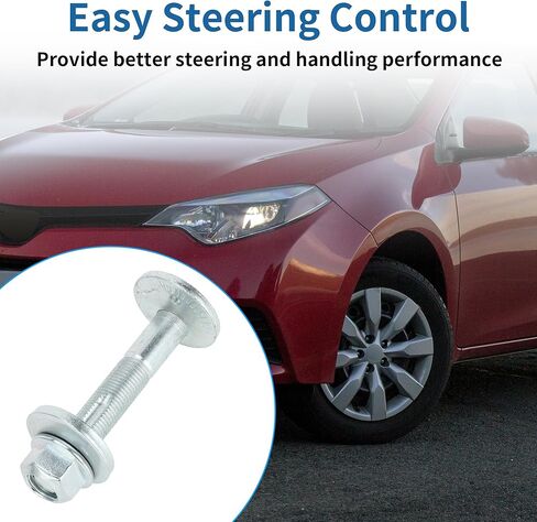 Camber Alignment Bolt No.MN184101 with Nut Gasket Rear Suspension Camber Bolt Kit for Mitsubishi Eclipse Cross 2018-2022 Metal Silver Tone in Saudi Arabia