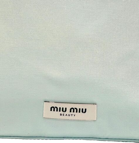 حقيبة يد Miu Miu Light Blue Beauty Miutine Fragrance Miutine (12 طول × 13 ارتفاع × 3 عرض) - 9558 in Kuwait