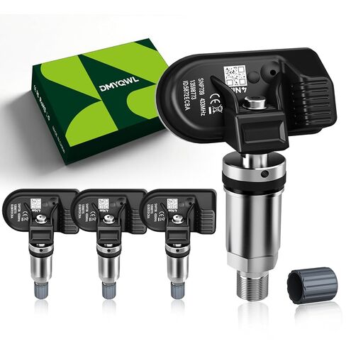 TPMS مبرمج مسبقًا بتردد 433 ميجا هرتز متوافق مع جهاز Chevy Traverse(2016-2025)|Tahoe(2021-2024)|Suburban(2021-2024)|GMC Yukon(2021-2024) مستشعر ضغط الإطارات، OE:13598773 (مجموعة من 4) in Kuwait