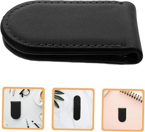 Homoyoyo 2pcs Magnetic Fixing Clip Men Money Clip Cash Holder Card Slot Practical Wallet for Office Travel Daily Use in Saudi Arabia
