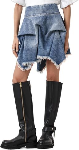AllSaints Women's Crissy Denim Skirt in Saudi Arabia