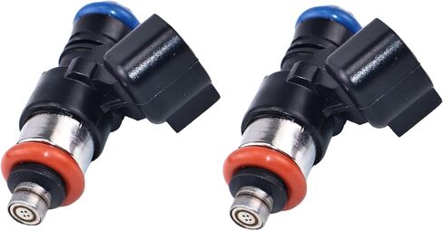 JEENDA 2PCS Fuel Injectors 27400040 Compatible with 2017-2023 Harley-Davidson Road King Street Glide Electra Glide CVO Street Glide in Saudi Arabia
