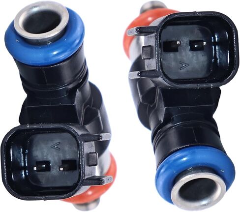 JEENDA 2PCS Fuel Injectors 27400040 Compatible with 2017-2023 Harley-Davidson Road King Street Glide Electra Glide CVO Street Glide in Saudi Arabia