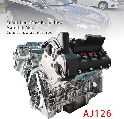 محرك Bruce & Shark 3.0L طويل الكتلة AJ126 لسيارة Land Rover Discovery L319 L462 2014-2016، Range Rover/Sport L405 L494 2013-2016، لسيارة Jaguar XJ 2013-2016، XE/F-Type/F-Pace 2015-2016 in Kuwait