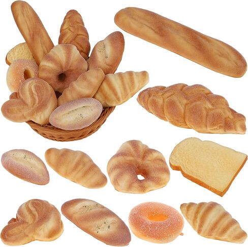 Gresorth 11 inch PU Material Fake Cake Artificial French Long Bread Decoration Model Kitchen Toys Prop - 2pcs in Saudi Arabia