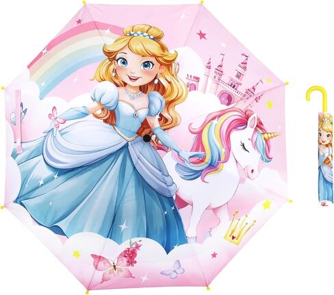 مظلة أطفال للمطر، مظلة مدمجة مقاومة للرياح سهلة الفتح للأطفال الصغار من البنات والأولاد، متينة ومحمولة، مثالية للسفر المدرسي في الهواء الطلق in Kuwait