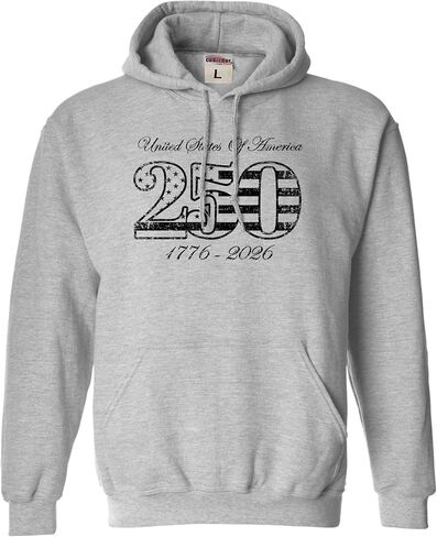 Go All Out Commemorative 250th USA 1776-2026 America Mens Women Youth Sweatshirt Hoodie in Saudi Arabia