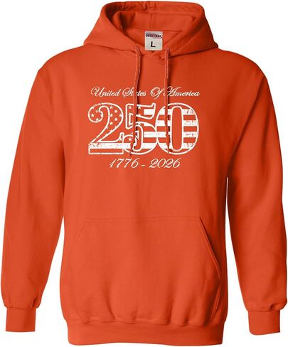 Go All Out Commemorative 250th USA 1776-2026 America Mens Women Youth Sweatshirt Hoodie in Saudi Arabia