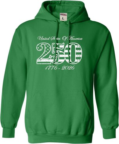 Go All Out Commemorative 250th USA 1776-2026 America Mens Women Youth Sweatshirt Hoodie in Saudi Arabia