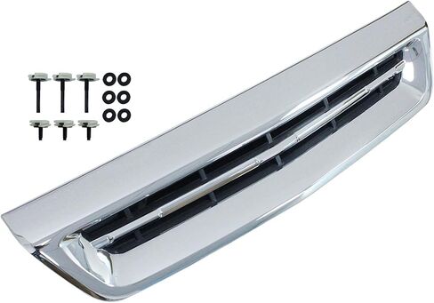 غطاء محرك السيارة مغرفة تنفيس الكروم يناسب 2017-2019 تشيفي سيلفرادو 2500HD 3500HD غطاء محرك السيارة زخرفة تنفيس استبدال ل 84240940 in Kuwait