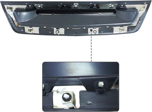 غطاء محرك السيارة مغرفة تنفيس الكروم يناسب 2017-2019 تشيفي سيلفرادو 2500HD 3500HD غطاء محرك السيارة زخرفة تنفيس استبدال ل 84240940 in Kuwait