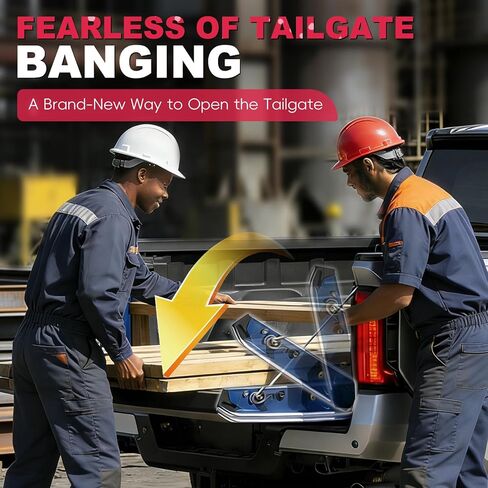 صدمة مساعدة للباب الخلفي لسيارة Toyota Tacoma 2024 2025 2026، مجموعة صدمات للبوابة الخلفية بدون مثقاب، صدمات للباب الخلفي لسهولة الفتح، 2024 2025 2026 ملحقات Toyota Tacoma in Kuwait