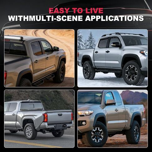 صدمة مساعدة للباب الخلفي لسيارة Toyota Tacoma 2024 2025 2026، مجموعة صدمات للبوابة الخلفية بدون مثقاب، صدمات للباب الخلفي لسهولة الفتح، 2024 2025 2026 ملحقات Toyota Tacoma in Kuwait